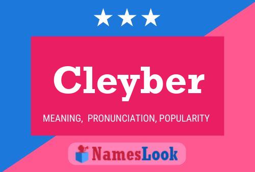 Cleyber 名字海报