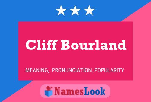 Cliff Bourland 名字海报