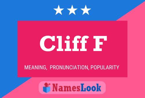 Cliff F 名字海报