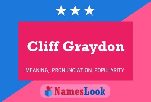 Cliff Graydon 名字海报