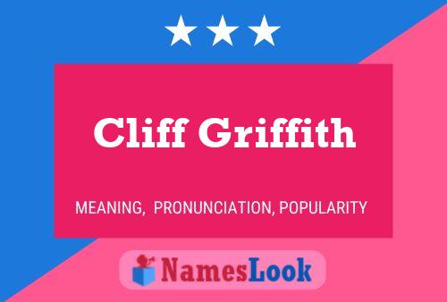 Cliff Griffith 名字海报