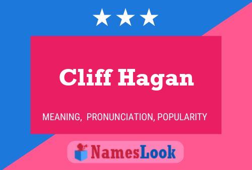 Cliff Hagan 名字海报