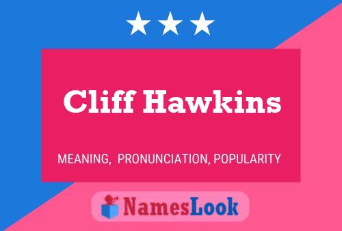 Cliff Hawkins 名字海报