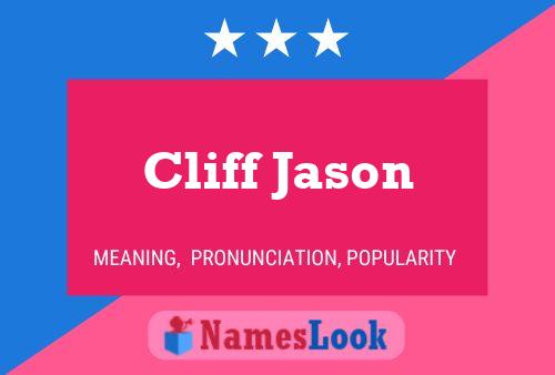 Cliff Jason 名字海报