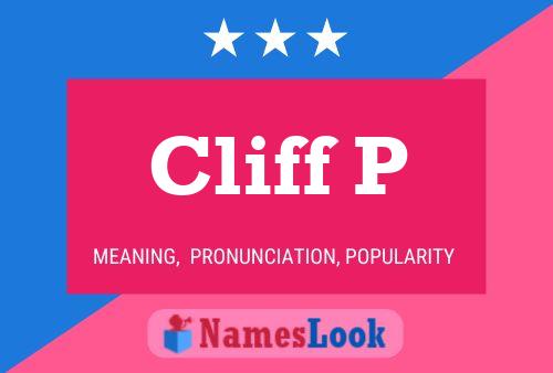 Cliff P 名字海报