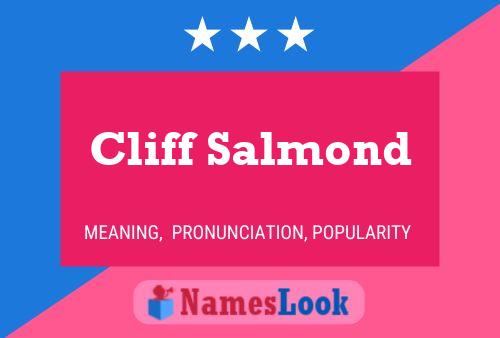 Cliff Salmond 名字海报