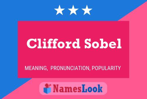 Clifford Sobel 名字海报