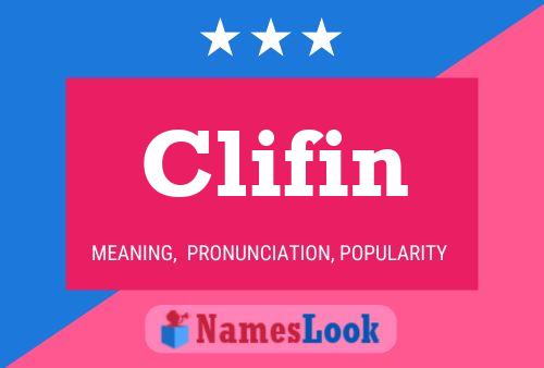 Clifin 名字海报