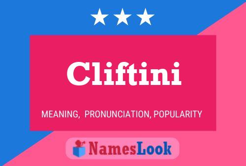 Cliftini 名字海报