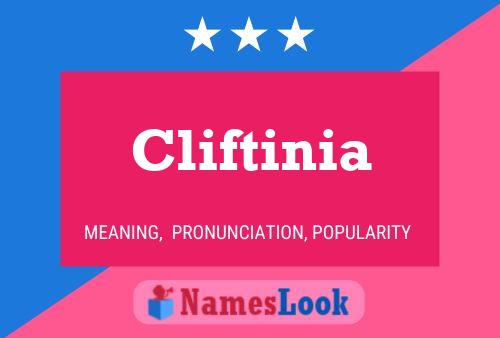 Cliftinia 名字海报