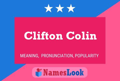 Clifton Colin 名字海报