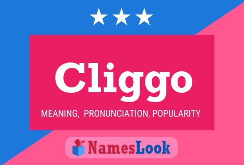 Cliggo 名字海报