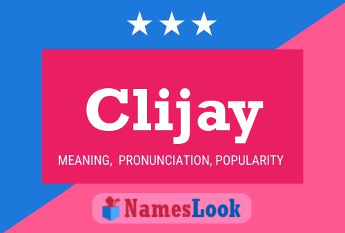 Clijay 名字海报