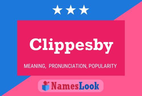 Clippesby 名字海报