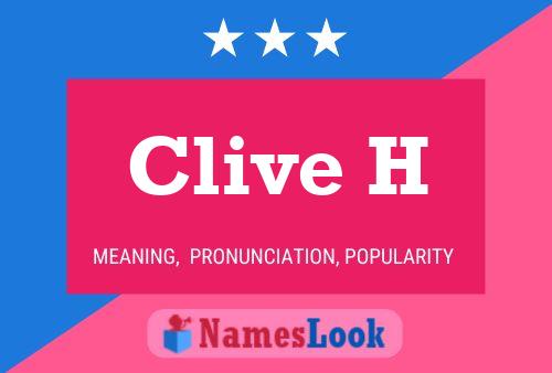 Clive H 名字海报