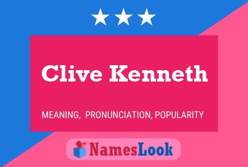 Clive Kenneth 名字海报