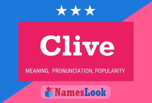 Clive 名字海报