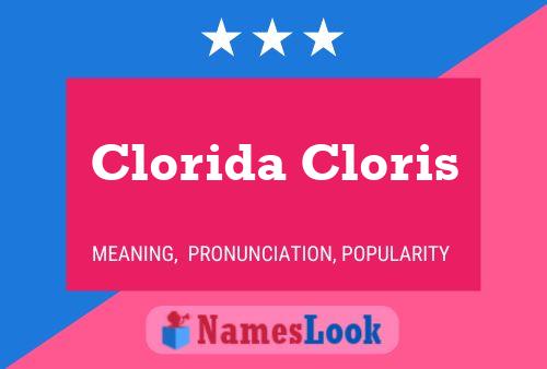 Clorida Cloris 名字海报