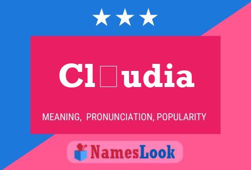 Cláudia 名字海报