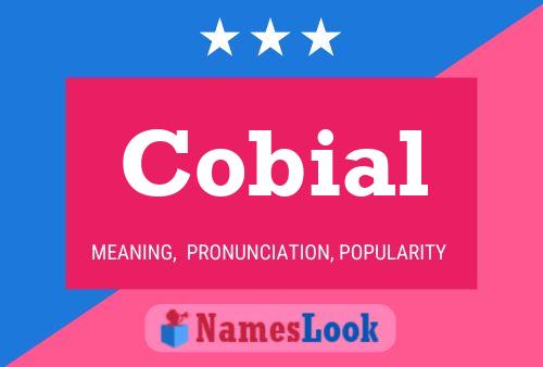 Cobial 名字海报