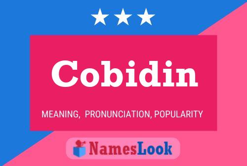 Cobidin 名字海报