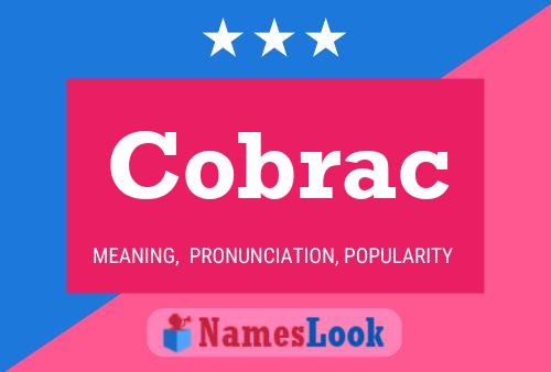 Cobrac 名字海报