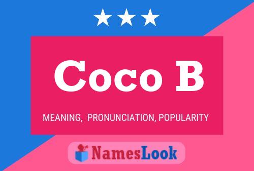 Coco B 名字海报