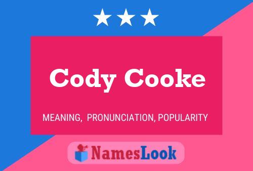 Cody Cooke 名字海报