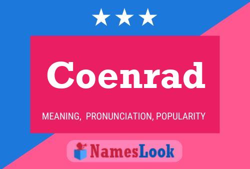 Coenrad 名字海报