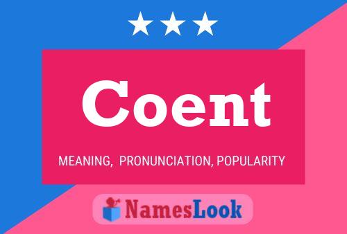 Coent 名字海报