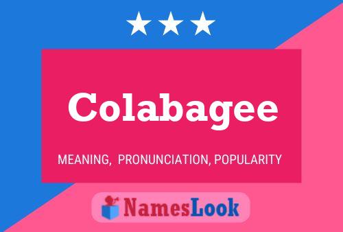 Colabagee 名字海报