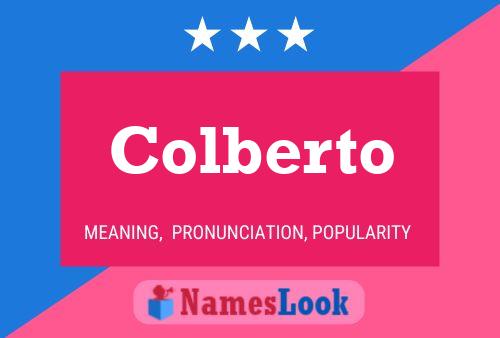 Colberto 名字海报