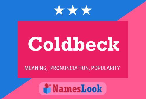 Coldbeck 名字海报