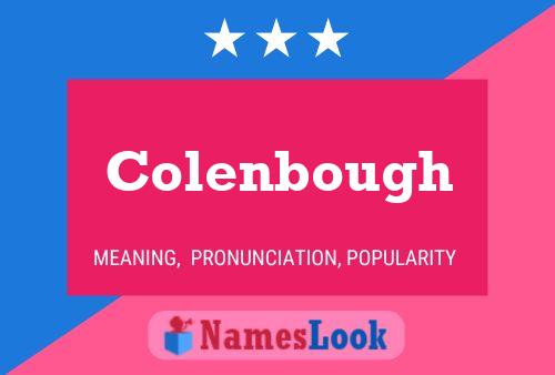 Colenbough 名字海报