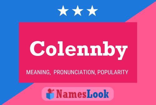 Colennby 名字海报