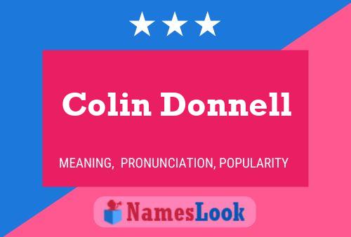 Colin Donnell 名字海报