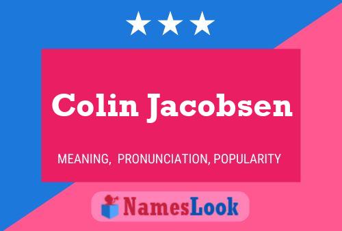 Colin Jacobsen 名字海报