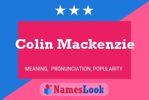 Colin Mackenzie 名字海报