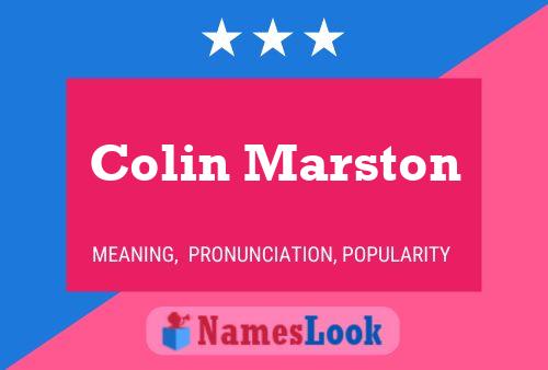 Colin Marston 名字海报