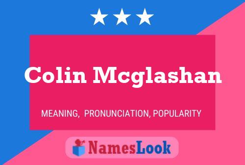 Colin Mcglashan 名字海报