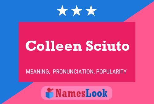 Colleen Sciuto 名字海报