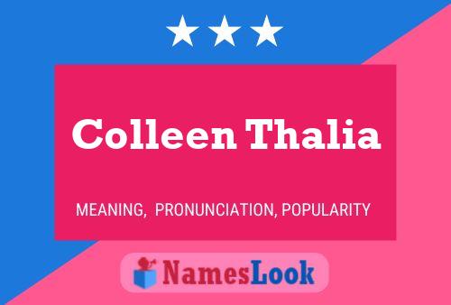 Colleen Thalia 名字海报