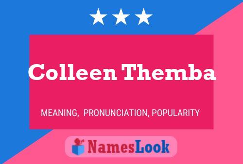 Colleen Themba 名字海报