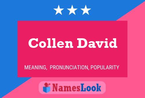 Collen David 名字海报