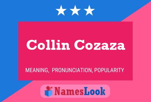 Collin Cozaza 名字海报