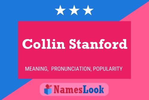 Collin Stanford 名字海报