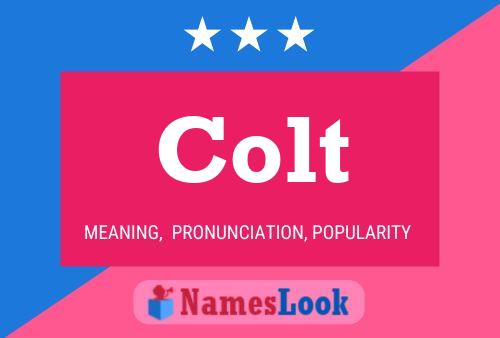 Colt 名字海报