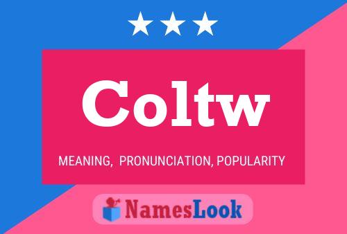 Coltw 名字海报