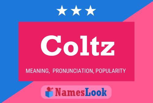 Coltz 名字海报