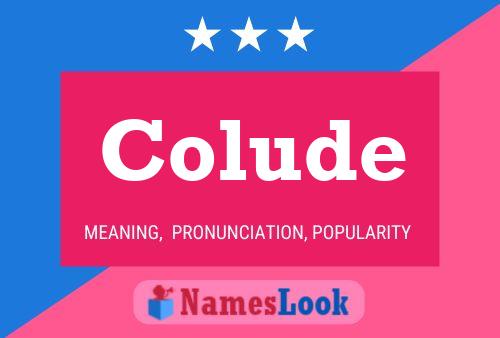 Colude 名字海报